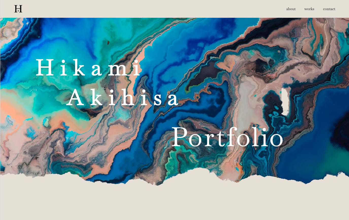 ポートフォリオサイト